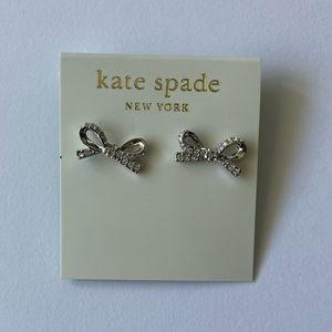 Kate Spade Silver Bow Earrings